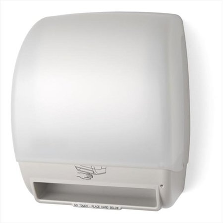 E-Z TAPING SYSTEM E-Z Taping System TD0245-03P Electra Automatic Touch Free Roll Towel Dispenser in White Translucent TD0245-03P